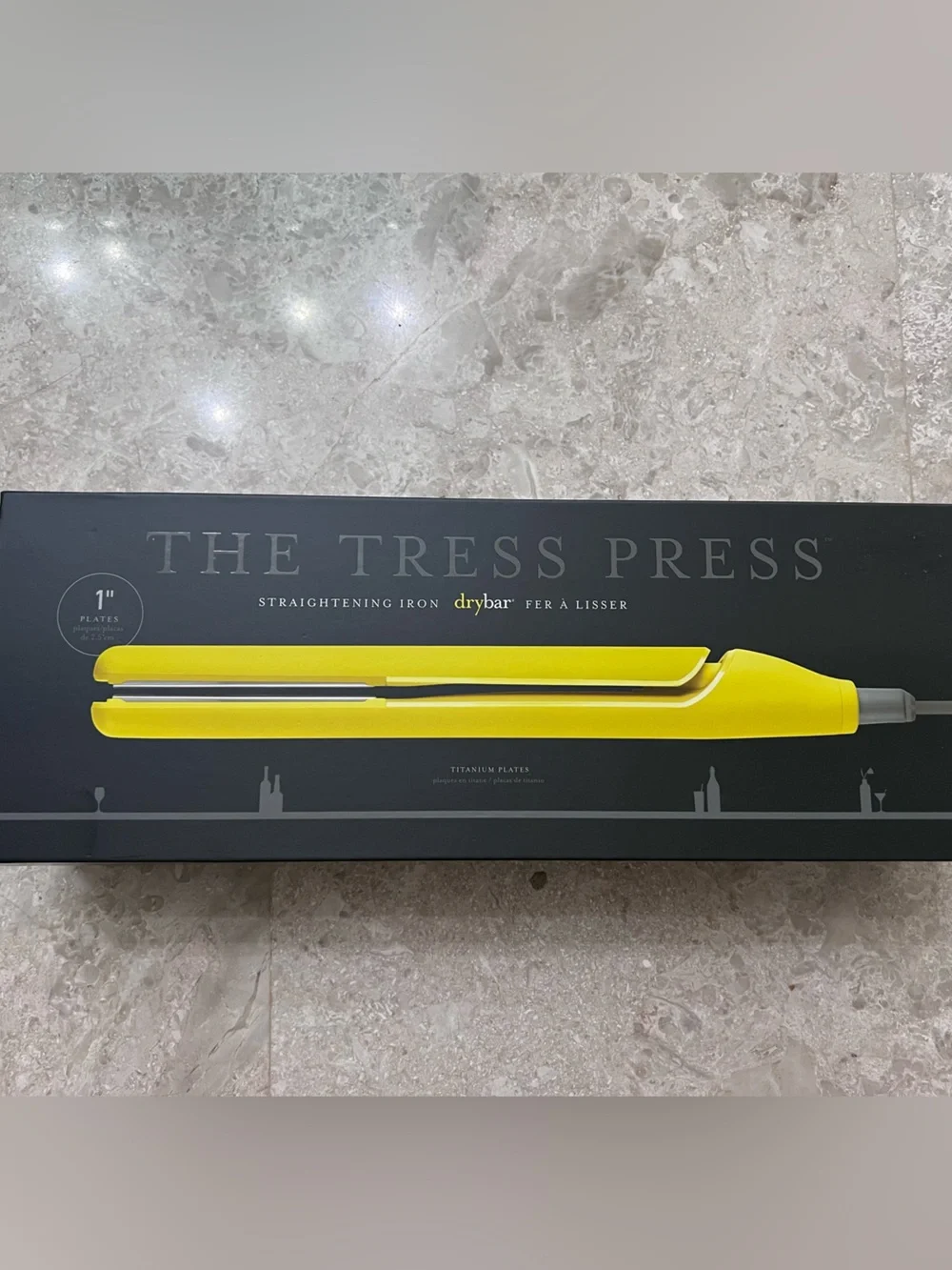 Drybar Yellow The Tress Press Hair Straightening Iron